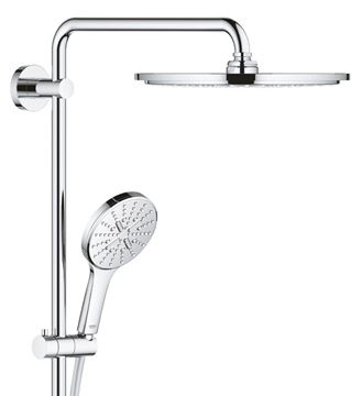GROHE RAINSHOWER SMARTACTIVE 310 sprchový set s termostatickou batériou, horná sprcha, ručná sprcha s 3 prúdmi, tyč, hadica, Water Saving, chróm 27968001 Obrázek - fotka