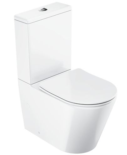 RAVAK WC kombi Elegant, so SoftClose sedadlom, RimOff splachovanie, vario odpad X01872 Obrázek - Hlavní obrázek