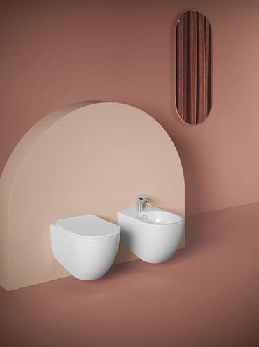 ARTCERAM FILE 2.0 závesné WC, Rimless splachovanie, Saniglaze, lesklá biela  FLV006 01,00 Obrázek - fotka