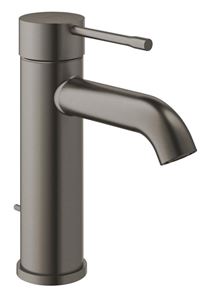 GROHE ESSENCE NEW umývadlová stojanková batéria, s odtokovou súpravou, Water Saving, brúsený hard graphite