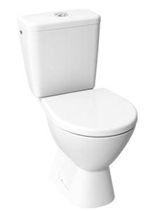 JIKA LYRA PLUS WC kombi, Rimless splachovanie, Dual-Flush, zadný odpad, bočné napúšťanie