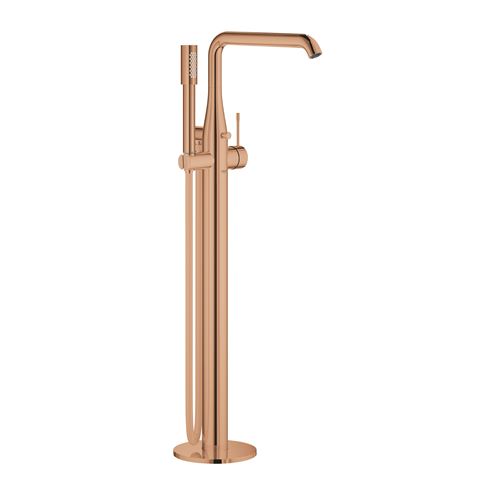 GROHE ESSENCE NEW vaňová batéria na podlahu, s prepínačom, so sprchovou súpravou, warm sunset 23491DA1 Obrázek - Hlavní obrázek