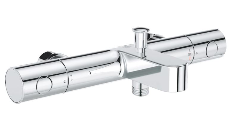 GROHE GROHTHERM 800 COSMOPOLITAN vaňová nástenná termostatická batéria, s prepínačom, Water Saving, chróm 34770000 Obrázek - Hlavní obrázek