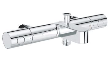 GROHE GROHTHERM 800 COSMOPOLITAN vaňová nástenná termostatická batéria, s prepínačom, Water Saving, chróm