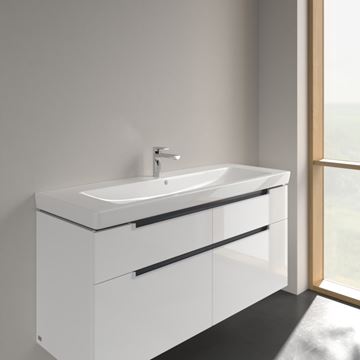 VILLEROY & BOCH SUBWAY 2.0 umývadlo 130 cm, s otvorom pre batériu a prepadom, alpská biela 7176D001 Obrázek - fotka