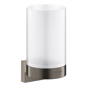 GROHE SELECTION univerzálny držiak, nástenný, brúsený hard graphite 41027AL0 Obrázek - fotka
