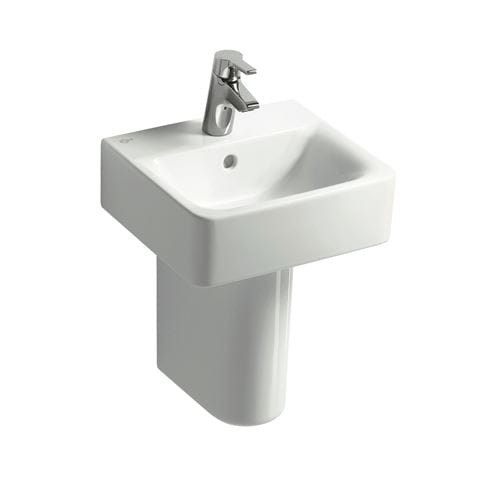CONCEPT CUBE polostĺp pre umývadlo, alpská biela  E784001 Obrázek - fotka