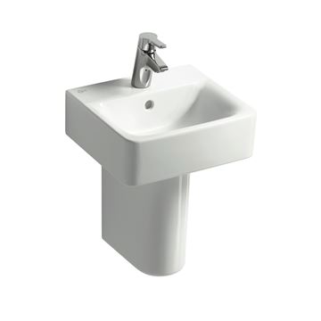 CONCEPT CUBE polostĺp pre umývadlo, alpská biela  E784001 Obrázek - fotka