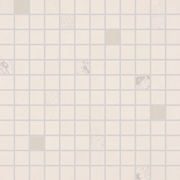 RAKO UP mozaika 30x30(2,5x2,5) cm, lepená na sieti, lesk, svetlo béžová