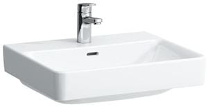 LAUFEN PRO S umývadlo 55 cm, s otvorom pre batériu a prepadom
