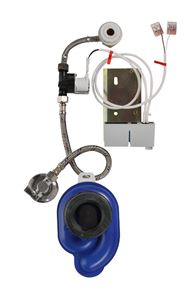 SANELA radarový splachovač pisoáru, na montážnej lište, Bluetooth, napájanie zo siete