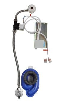 SANELA radarový splachovač pisoáru, na montážnej lište, Bluetooth, napájanie zo siete