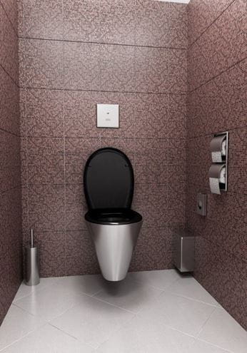 SANELA senzorový splachovač WC, s tlačidlom pre ručné spláchnutie, napájanie zo siete SLW 01NK Obrázek - fotka