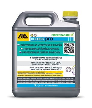 FILA CLEANER PRE čistiaci prostriedok na povrchy 5 l, žltkastá