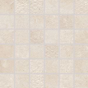 RAKO LIMESTONE mozaika 30x30(5x5) cm, lepená na sieti, mat-lesk reliéf, béžová