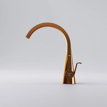 STEINBERG 280 umývadlová stojanková batéria, s odtokovou súpravou, rose gold  280 1000 RG Obrázek - fotka