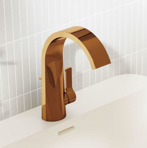 STEINBERG 280 umývadlová stojanková batéria, s odtokovou súpravou, rose gold  280 1000 RG Obrázek - fotka