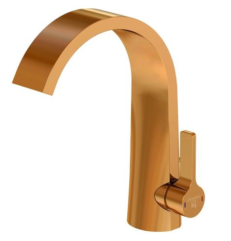 STEINBERG 280 umývadlová stojanková batéria, s odtokovou súpravou, rose gold  280 1000 RG Obrázek - Hlavní obrázek