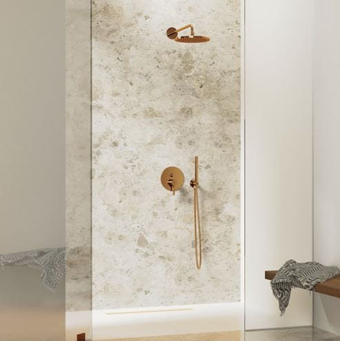 STEINBERG 280 vaňová podomietková batéria, s prepínačom, rose gold 280 2103 3 RG Obrázek - fotka