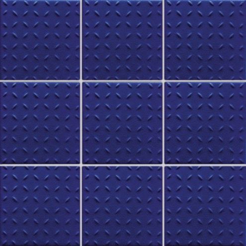 RAKO POOL dlažba 10x10 cm, mat reliéf, tmavo modrá GRH0K205 Obrázek - Hlavní obrázek