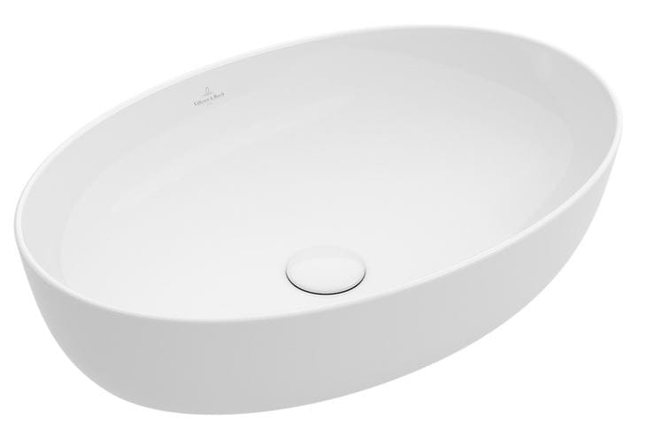 VILLEROY & BOCH ARTIS umývadlo na dosku 61 cm, bez prepadu, alpská biela 41986101 Obrázek - Hlavní obrázek