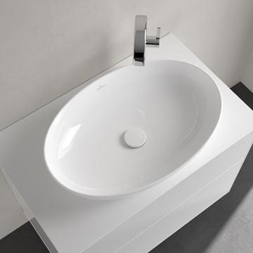 VILLEROY & BOCH ARTIS umývadlo na dosku 61 cm, bez prepadu, alpská biela 41986101 Obrázek - fotka