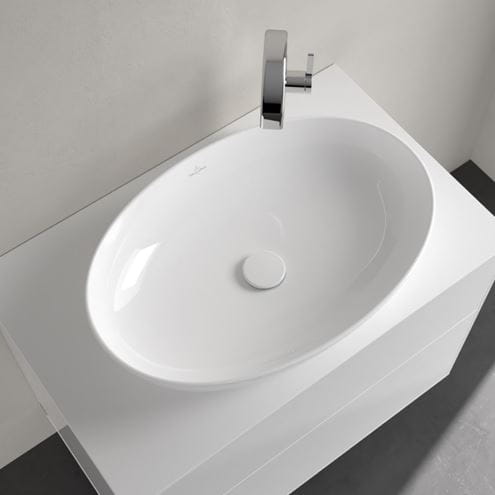 VILLEROY & BOCH ARTIS umývadlo na dosku 61 cm, bez prepadu, alpská biela 41986101 Obrázek - fotka