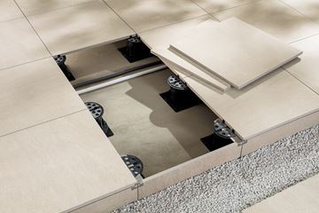 RAKO QUARZIT OUTDOOR dlažba 60x60x2 cm, mat reliéf, béžová DAR66735 Obrázek - fotka