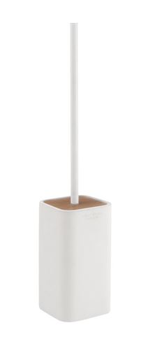 GEDY NINFEA WC kefa, na postavenie, polyresin, biela/bambus 133302 Obrázek - Hlavní obrázek