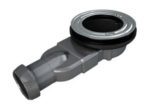 KLUDI nízky vaničkový sifón pr. 90 mm, bez krytky