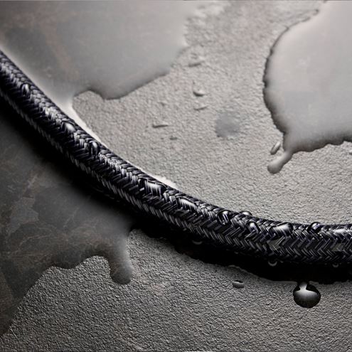 HANSGROHE DESIGNFLEX sprchová hadica 1250 mm, textilná, s ochranou proti prekrúteniu a zlomeniu, matná čierna 28220670 Obrázek - fotka