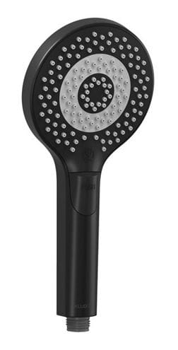KLUDI DIVE X 3S sprchová súprava 3-dielna, ručná sprcha pr. 117 mm, 3 prúdy, tyč, hadica, matná čierna  6963039-00 Obrázek - fotka