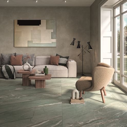 IMOLA THE ROOM dlažba 60x120 cm, mat, tiffany green TIF GR6 12 RM Obrázek - fotka