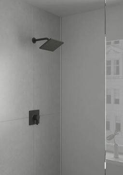 HANSGROHE VERNIS SHAPE 230 1JET horná sprcha 230x170 mm, EcoSmart, matná čierna 26283670 Obrázek - fotka