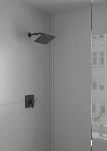 HANSGROHE VERNIS SHAPE 230 1JET horná sprcha 230x170 mm, EcoSmart, matná čierna 26283670 Obrázek - fotka