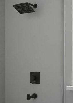 HANSGROHE VERNIS SHAPE 230 1JET horná sprcha 230x170 mm, EcoSmart, matná čierna 26283670 Obrázek - fotka