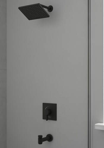 HANSGROHE VERNIS SHAPE 230 1JET horná sprcha 230x170 mm, EcoSmart, matná čierna 26283670 Obrázek - fotka
