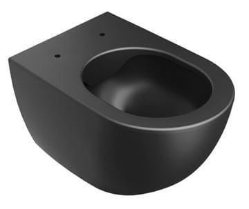 RAVAK UNI CHROME závesné WC, RimOff splachovanie, čierna 