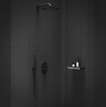 RAVAK SATINFLEX 913.22BLM sprchová hadica 1500 mm, hladká, EasyTwist, plast, matná čierna  X07P671 Obrázek - fotka