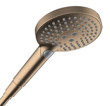 HANSGROHE RAINDANCE SELECT S 3JET ručná sprcha pr. 125 mm, 3 prúdy, kartáčovaný bronz