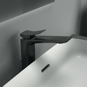 IDEAL STANDARD CONCA umývadlová stojanková batéria, s odtokovou súpravou, šedá BC757A5 Obrázek - fotka
