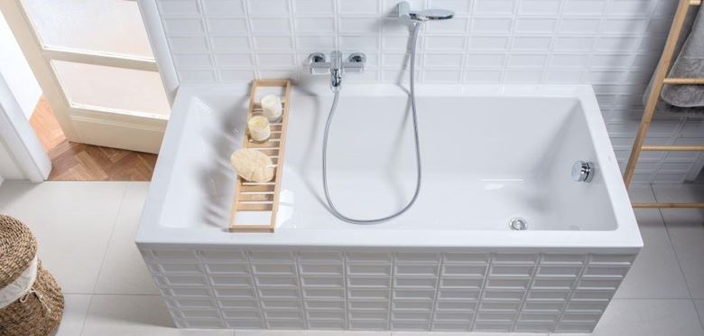 JIKA MIO STYLE vaňová nástenná batéria, s prepínačom, chróm H3212F70044001 Obrázek - fotka