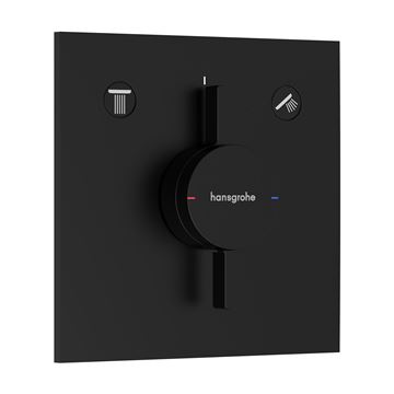 HANSGROHE DUOTURN E podomietková batéria, pre 2 spotrebiče, matná čierna