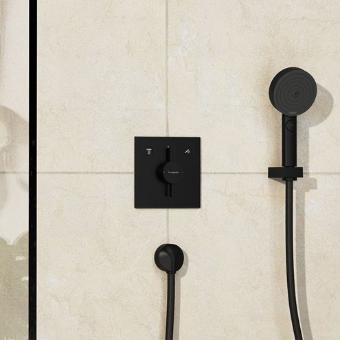 HANSGROHE DUOTURN E podomietková batéria, pre 2 spotrebiče, matná čierna 75417670 Obrázek - fotka