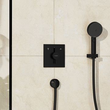 HANSGROHE DUOTURN E podomietková batéria, pre 2 spotrebiče, matná čierna 75417670 Obrázek - fotka