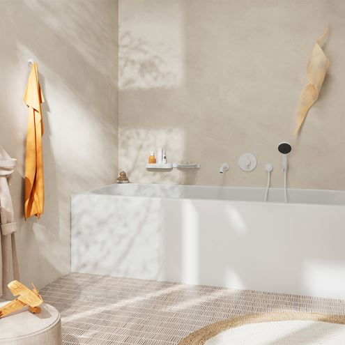 HANSGROHE DUOTURN S podomietková batéria, pre 2 spotrebiče, matná biela 75418700 Obrázek - fotka