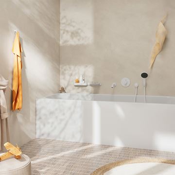 HANSGROHE DUOTURN S podomietková batéria, pre 2 spotrebiče, matná biela 75418700 Obrázek - fotka