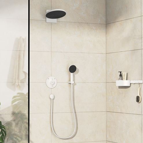 HANSGROHE DUOTURN S podomietková batéria, pre 2 spotrebiče, matná biela 75418700 Obrázek - fotka