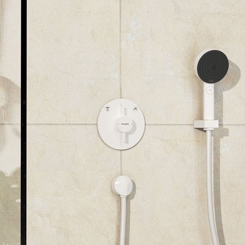 HANSGROHE DUOTURN S podomietková batéria, pre 2 spotrebiče, matná biela 75418700 Obrázek - fotka