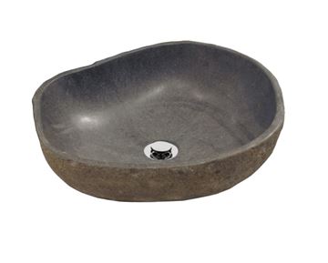 TRIP umývadlová misa Tabarca 48 cm, bez prepadu, matná šedá